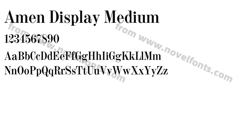 Amen Display MediumPreview