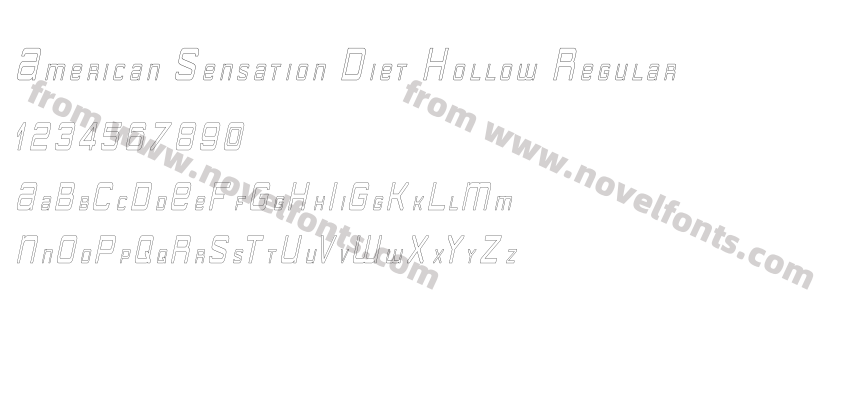 American Sensation Diet Hollow RegularPreview