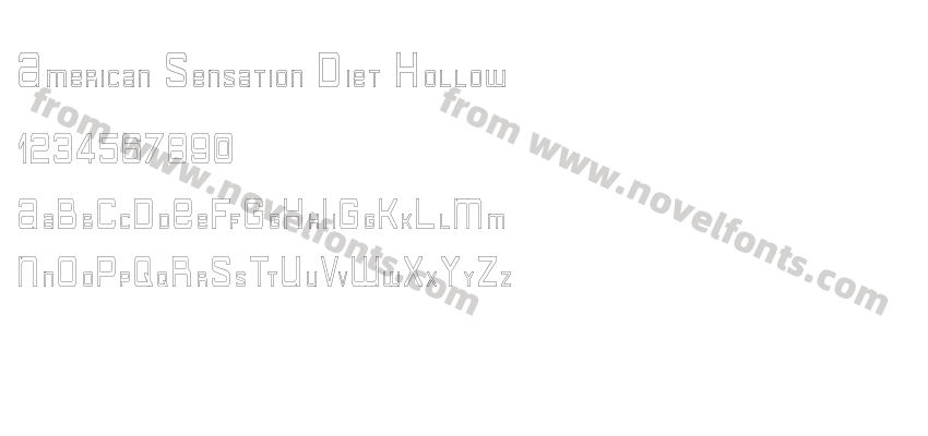 American Sensation Diet HollowPreview