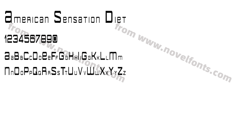 American Sensation DietPreview