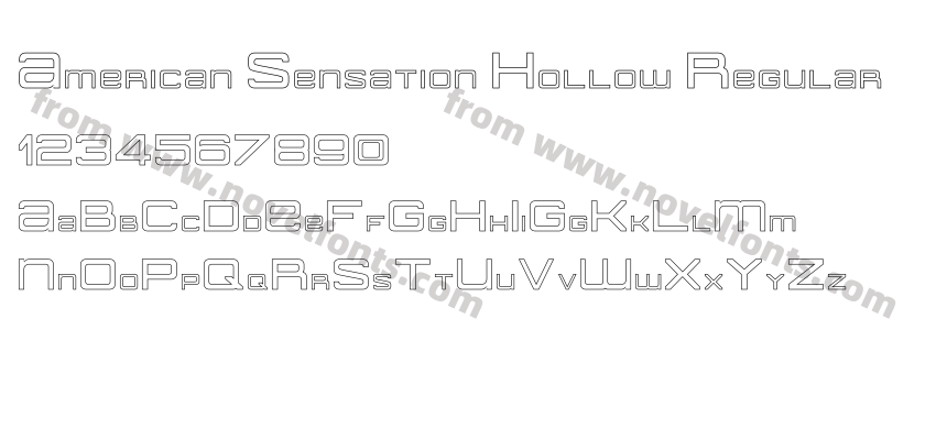 American Sensation Hollow RegularPreview