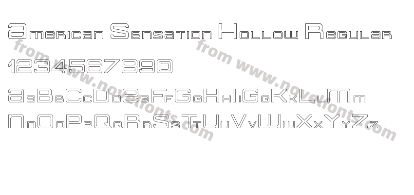 American Sensation Hollow RegularPreview