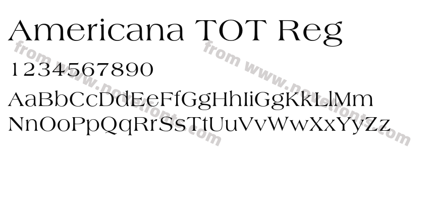 Americana TOT RegPreview