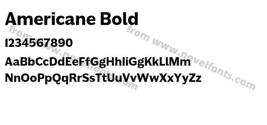 Americane BoldPreview