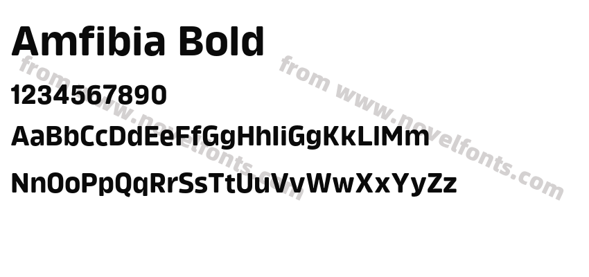 Amfibia BoldPreview