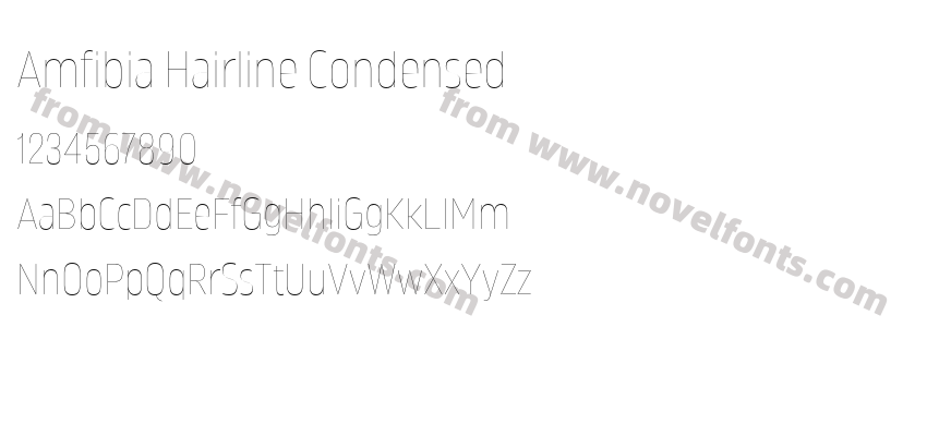 Amfibia Hairline CondensedPreview
