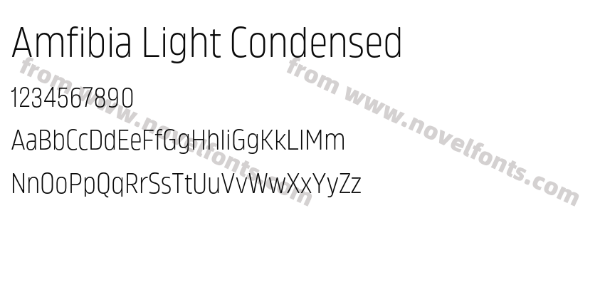 Amfibia Light CondensedPreview