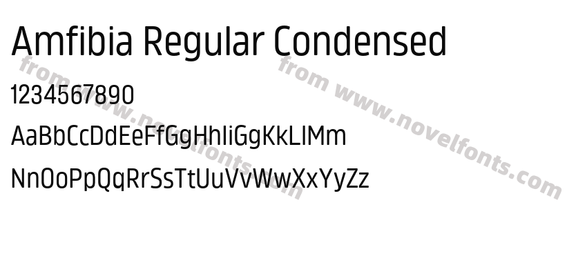 Amfibia Regular CondensedPreview