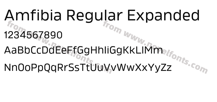 Amfibia Regular ExpandedPreview