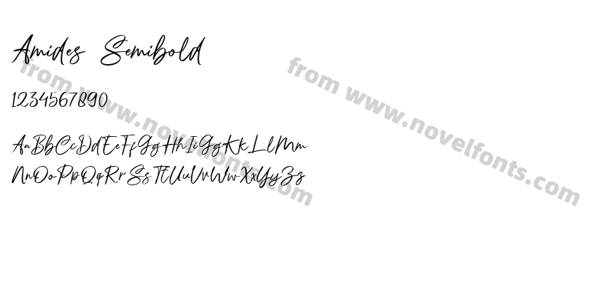Amides SemiboldPreview