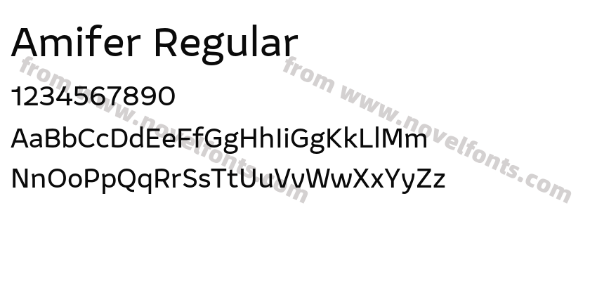 Amifer RegularPreview