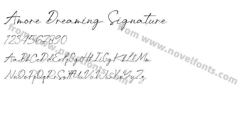 Amore Dreaming SignaturePreview