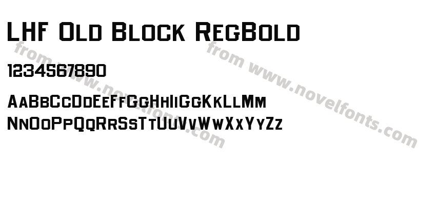 LHF Old Block RegBoldPreview