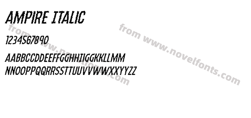 Ampire ItalicPreview