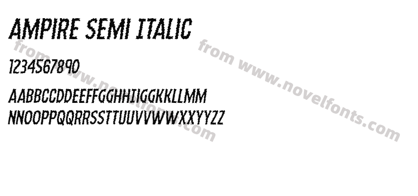 Ampire Semi ItalicPreview