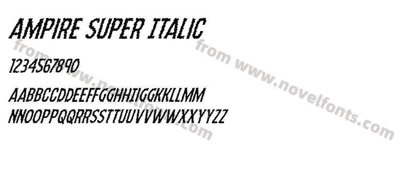 Ampire Super ItalicPreview