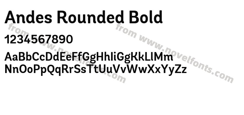 Andes Rounded BoldPreview