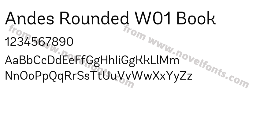 Andes Rounded W01 BookPreview
