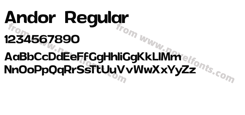 Andor RegularPreview