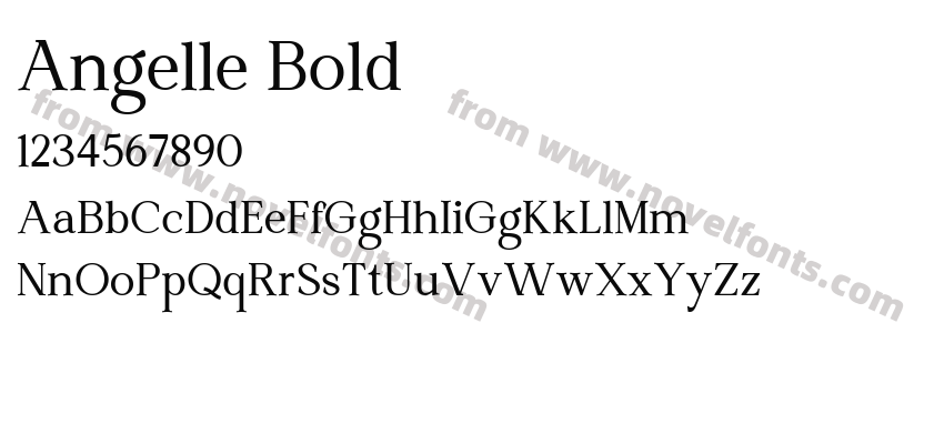 Angelle BoldPreview
