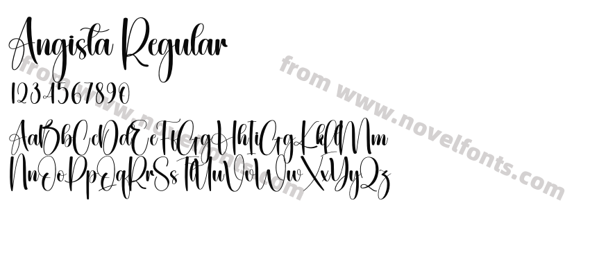Angista RegularPreview