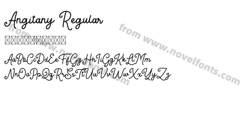 Angitany RegularPreview