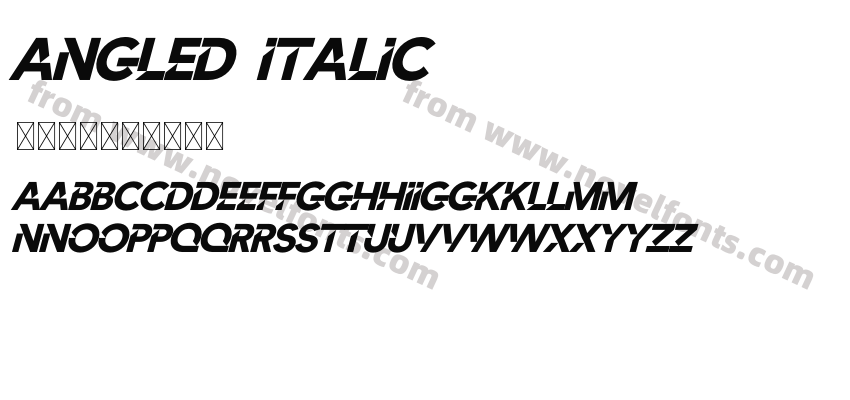 Angled ItalicPreview