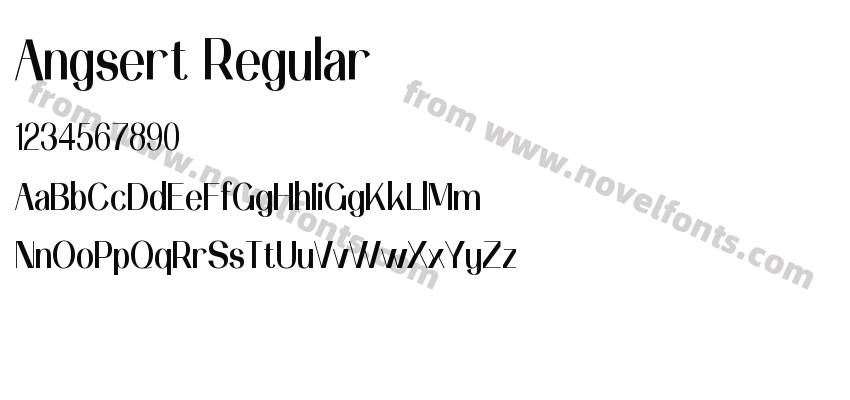 Angsert RegularPreview
