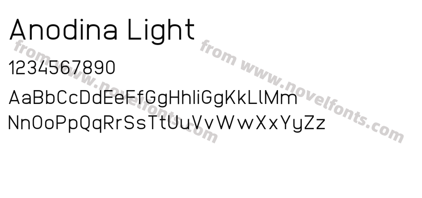 Anodina LightPreview