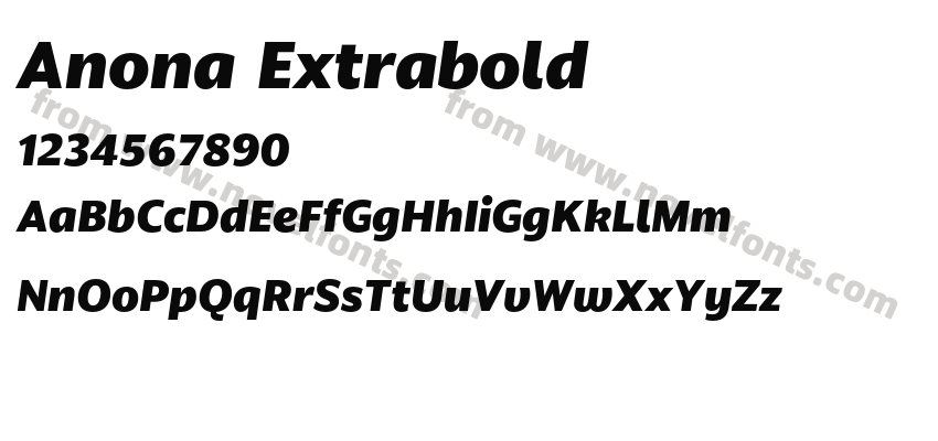 Anona ExtraboldPreview