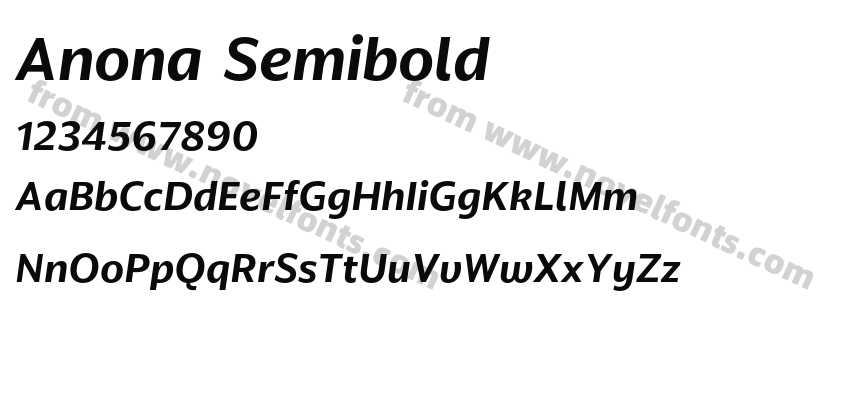 Anona SemiboldPreview