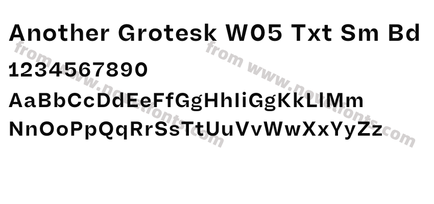 Another Grotesk W05 Txt Sm BdPreview