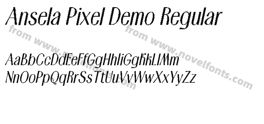 Ansela Pixel Demo RegularPreview