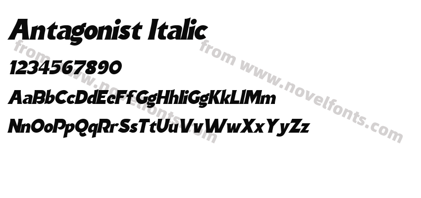 Antagonist ItalicPreview