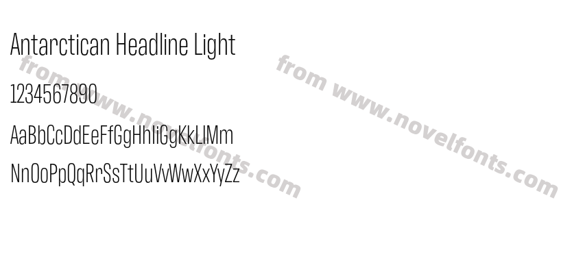 Antarctican Headline LightPreview