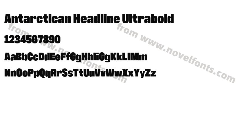 Antarctican Headline UltraboldPreview