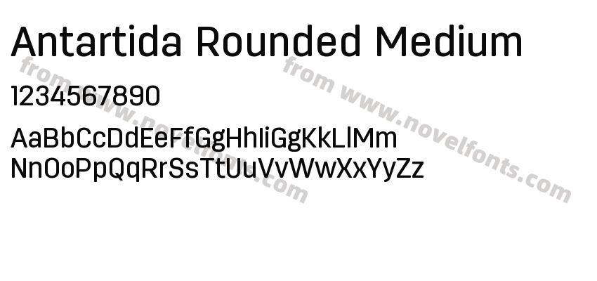 Antartida Rounded MediumPreview