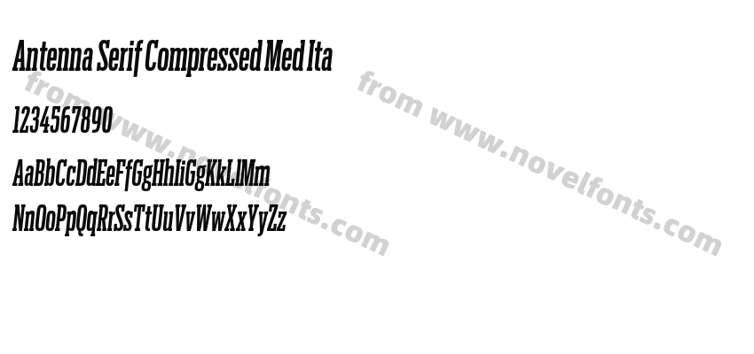 Antenna Serif Compressed Med ItaPreview