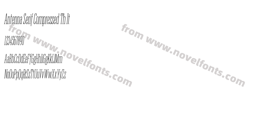 Antenna Serif Compressed Th ItPreview