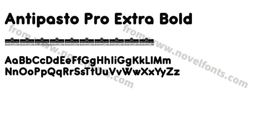 Antipasto Pro Extra BoldPreview