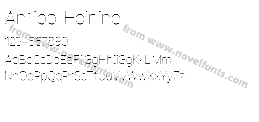 Antipol HairlinePreview