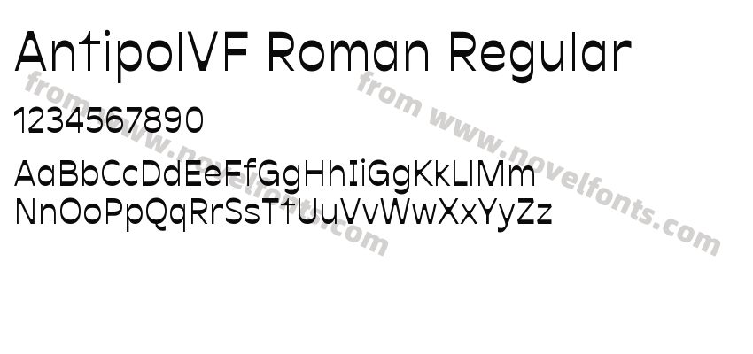 AntipolVF Roman RegularPreview