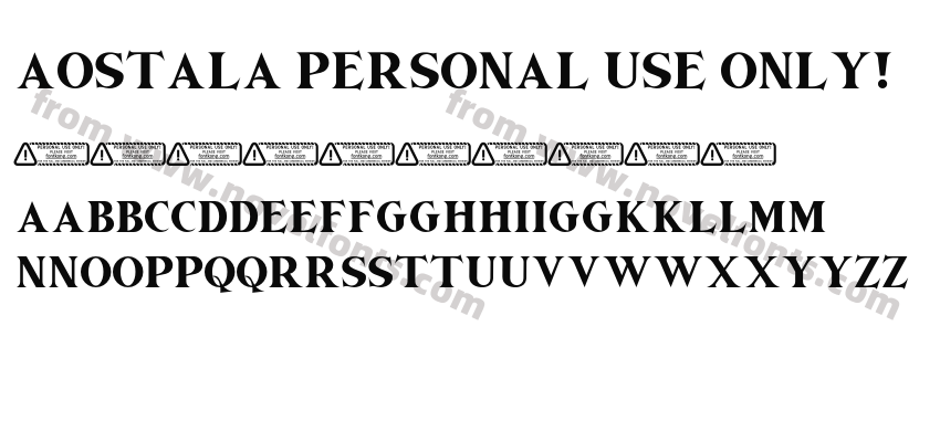 Aostala PERSONAL USE ONLY!Preview
