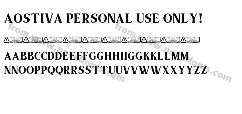 Aostiva PERSONAL USE ONLY!Preview