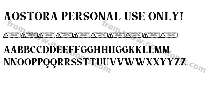 Aostora PERSONAL USE ONLY!Preview