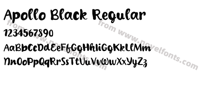Apollo Black RegularPreview