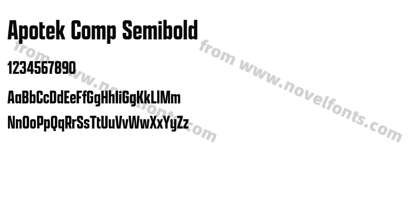 Apotek Comp SemiboldPreview