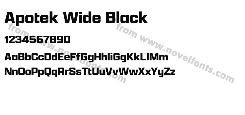 Apotek Wide BlackPreview