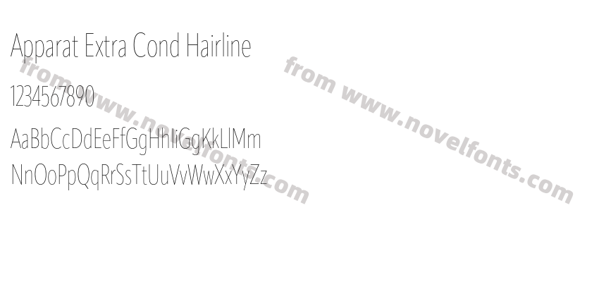Apparat Extra Cond HairlinePreview