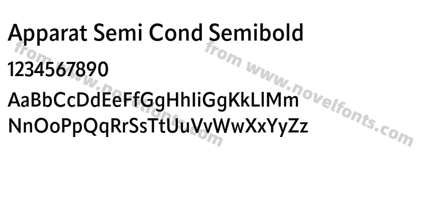 Apparat Semi Cond SemiboldPreview